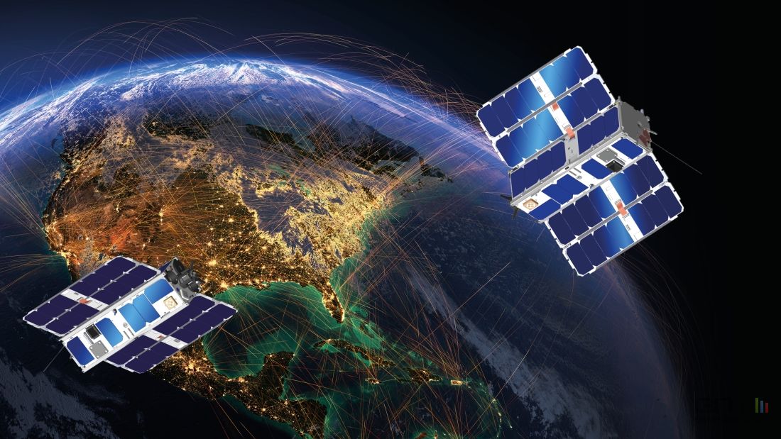 Les satellites et la 5G dans l'espace