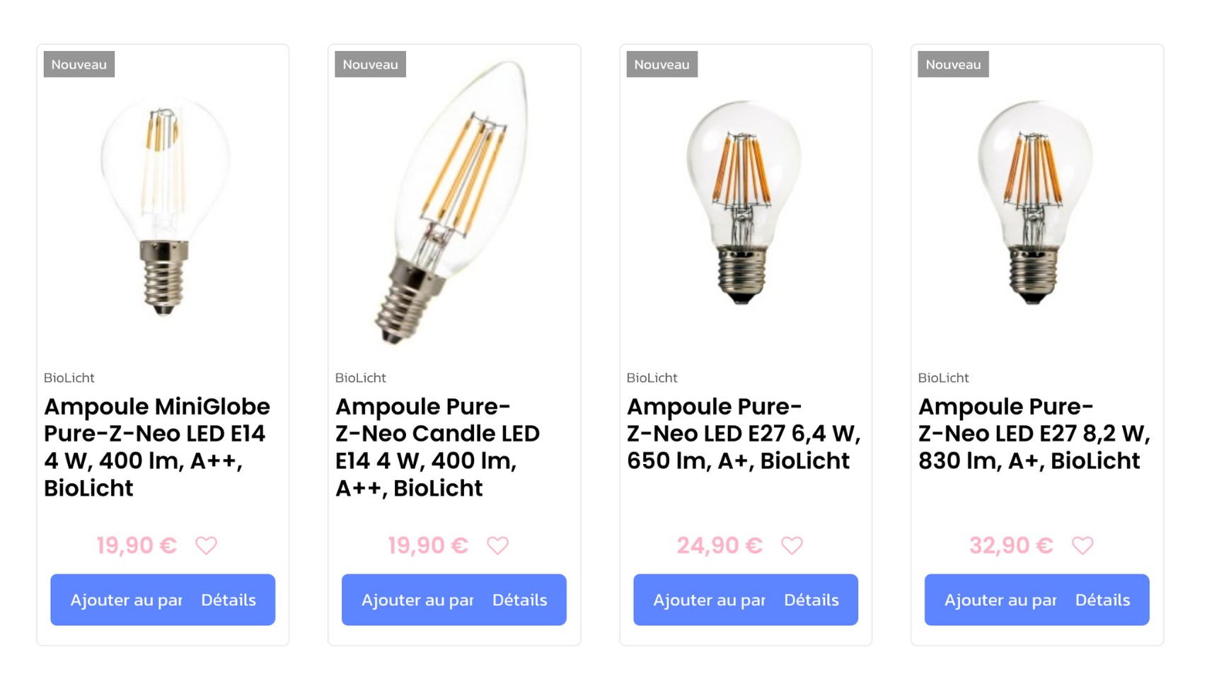 Ampoules biocompatibles - pour un habitat sain - Geotellurique.fr