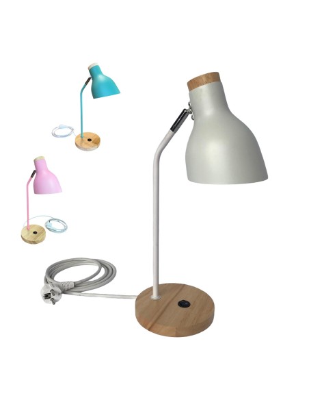 Lampe de chevet blindée Bianca (blanche, rose ou verte) Lampeblindée.fr - 1