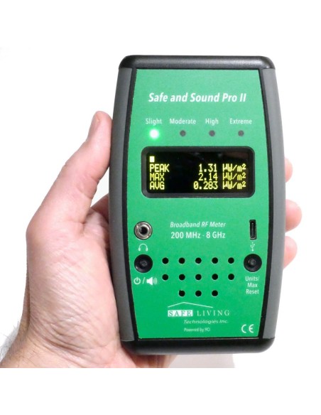 Safe and Sound Pro 2 - Mesureur d'ondes électromagnétiques hautes fréquences SAFE LIVING TECHNOLOGIES - 2