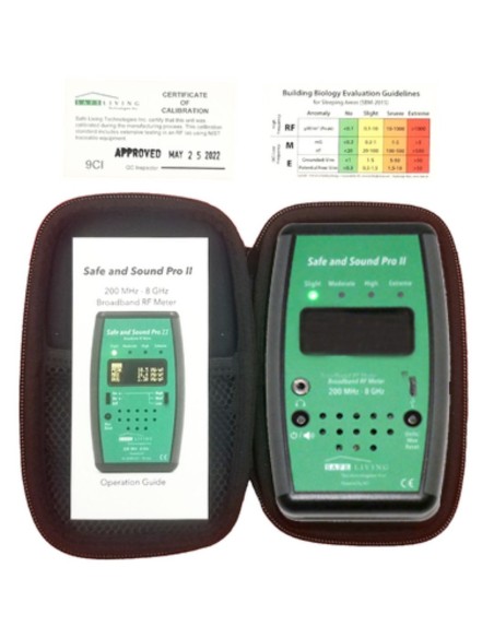 Safe and Sound Pro 2 - Mesureur d'ondes électromagnétiques hautes fréquences SAFE LIVING TECHNOLOGIES - 3