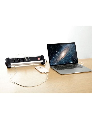 Multiprise blindée 3 prises + 2 ports 65W (Type C + Type A) Geotellurique.fr - 4