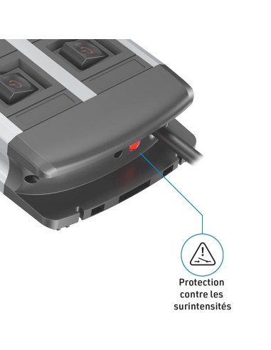 Multiprise blindée 12 prises avec parafoudre Geotellurique.fr - 3