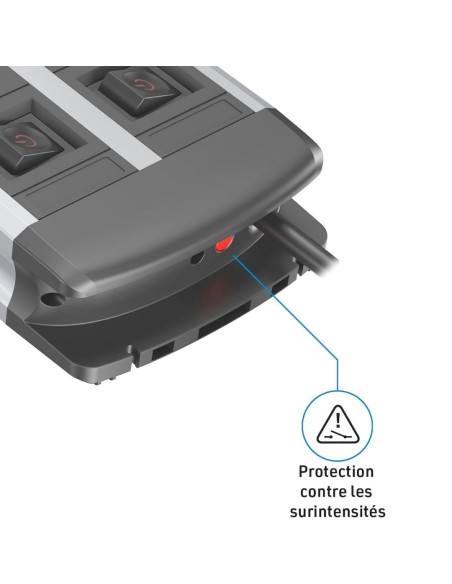 Multiprise blindée 12 prises avec parafoudre Geotellurique.fr - 3