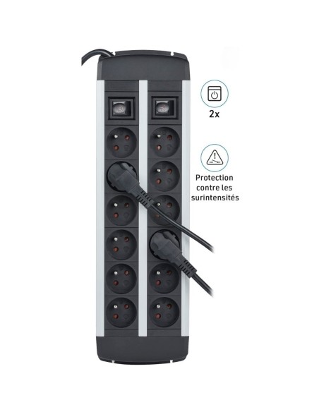 Multiprise blindée 12 prises avec parafoudre Geotellurique.fr - 2