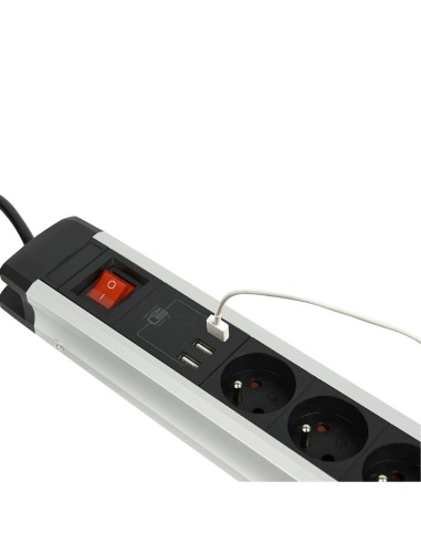 Multiprise blindée 9 prises + 3 ports USB 3.0 Geotellurique.fr - 1