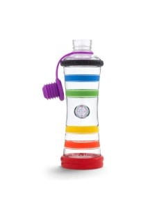 Gourde i9 revitalisante arc-en-ciel 7 Chakras 650mL  - bouteille i9 - bouteille i9 chakra - bouteille informee i9
