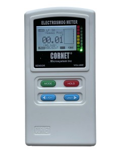 Mesureur de champs électromagnétiques HF, BF, scintillement lumineux CORNET® ED98QPro5G CORNET - 1 2