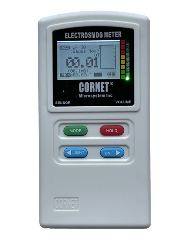 Détecteur d'ondes électromagnétiques hautes et basses fréquences Cornet ED98Pro5G