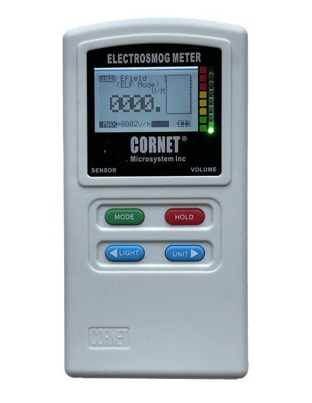 Détecteur d'ondes électromagnétiques hautes et basses fréquences Cornet ED98Pro5G