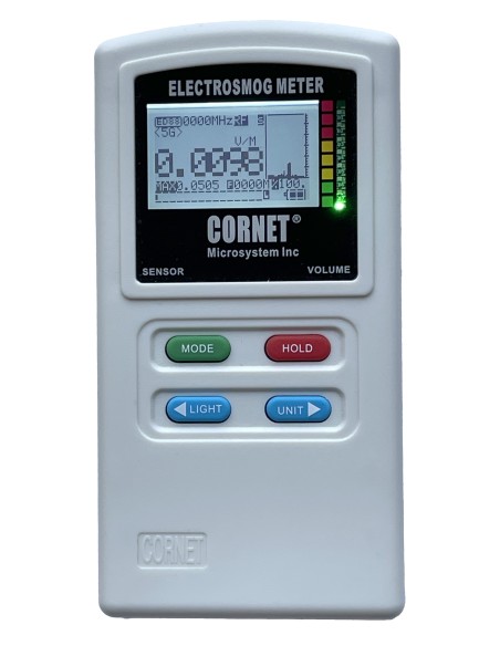 Détecteur d'ondes électromagnétiques hautes et basses fréquences Cornet ED98Pro5G