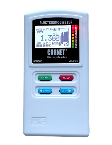 Détecteur d'ondes électromagnétiques hautes et basses fréquences Cornet ED98Pro5G