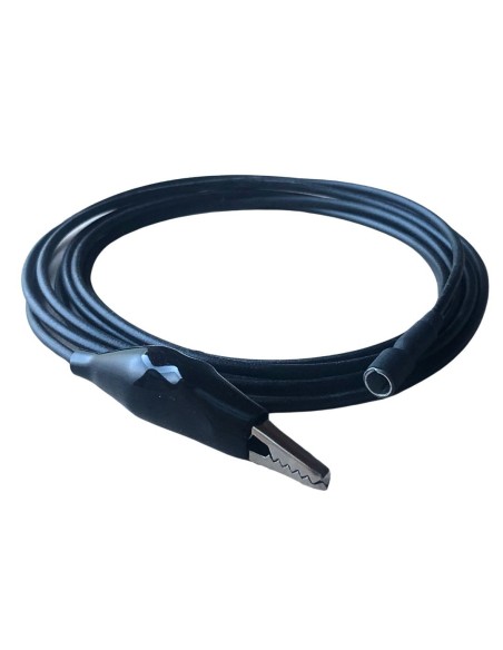 Câble pince crocodile de mise à la terre à douille cylindrique Générique - 1 Câble pince crocodile de mise à la terre à douille cylindrique Générique - 1