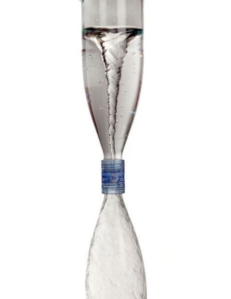 Devajal bleu vortex bouteille