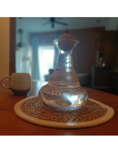 fleur de vie or, carafe fleur de vie, carafe dynamisante fleur de vie, carafe tc