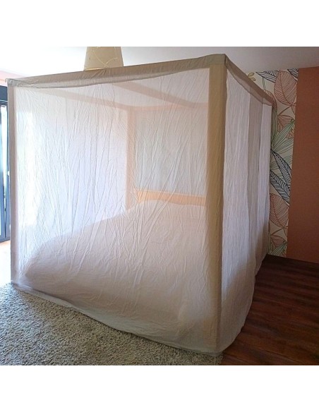 Structure autoportante en sapin pour baldaquin cabine en 2,20x2,20x2,20m Geotellurique.fr - 2