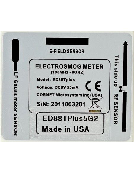 Détecteur d'ondes électromagnétiques hautes et basses fréquences Cornet ED88TPlus5G2
