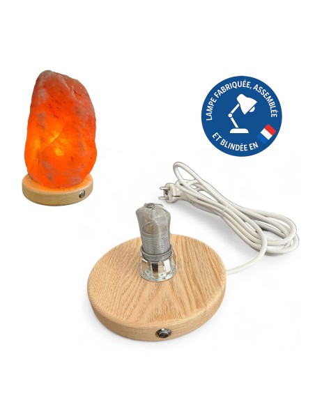 Socle pour lampe à sel blindée - Fabrication artisanale française Lampeblindée.fr - 11