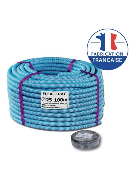 Gaine blindée FLEXARAY+ diamètre 25mm (ICT25 + fil semi-conducteur) COURANT - 12