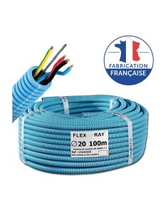 Gaine blindée préfilée PREFILZEN+ diamètre 20 mm (ICT20 4G1,5 BRNV/J + fil semi-conducteur) COURANT - 9