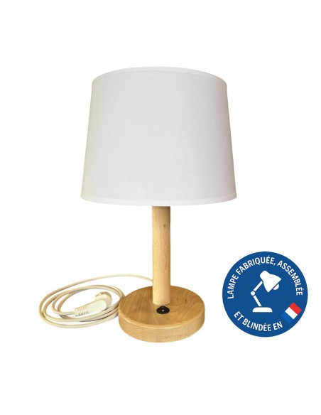 Lampe de décoration haut de gamme blindée LUTECIA - Fabrication artisanale française Lampeblindée.fr - 1