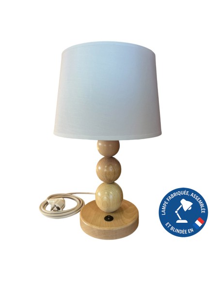 Lampe de décoration haut de gamme blindée BOLA - Fabrication artisanale française Lampeblindée.fr - 1