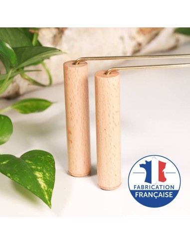 Baguettes sensitives, baguettes de sourcier en bois naturel  - 1
