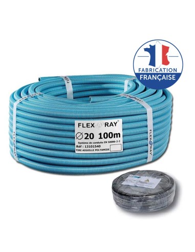 Gaine blindée FLEXARAY+ diamètre 20mm (ICT20 + fil semi-conducteur) COURANT - 1