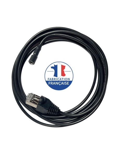 Câble RJ45 de mise à la terre pour switch à douille cylindrique Générique - 1