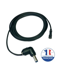 Câble de mise à la terre à fiche d'alimentation de ø ext 5,5mm à douille cylindrique Générique - 1