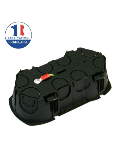 Boitier blindé double pour cloisons sèches 67 X 40 mm Générique - 1