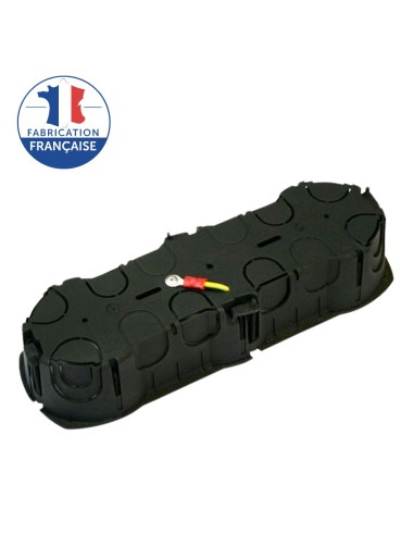 Boitier blindé triple pour cloisons sèches 67 X 40 mm Générique - 1