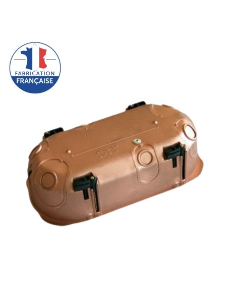 Boîtier blindé double pour cloisons sèches  étanche à l'air 67x40 COURANT - 1