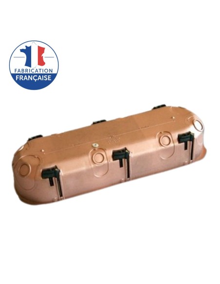 Boîtier blindé pour cloisons sèches triple étanche à l'air 67 x 40 mm COURANT - 1