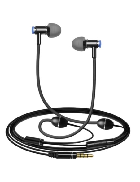 Oreillette anti ondes Ibrain à tube à air stéthoscopique FC22 - noir