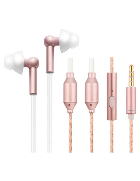 Oreillette anti ondes ibrain à tube à air sthétoscopique blanche FC32 -E