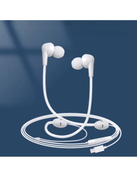 Oreillette anti ondes ibrain à tube à air stéthoscopique blanche FC26 ibrain - 5