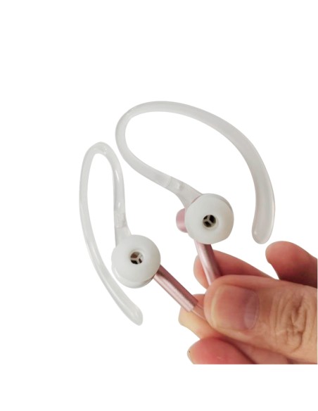 Oreillette anti ondes Ibrain à tube à air stéthoscopique FC33 - Or rosé ibrain - 1