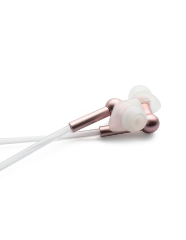 Oreillettes anti ondes ibrain à tube à air stéthoscopique FC32 - or rosé ibrain