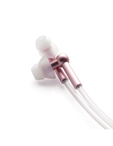 Oreillettes anti ondes ibrain à tube à air stéthoscopique FC32 - or rosé ibrain