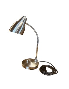 Lampe de bureau blindée en inox brossé SELENA Lampeblindée.fr - 1 2