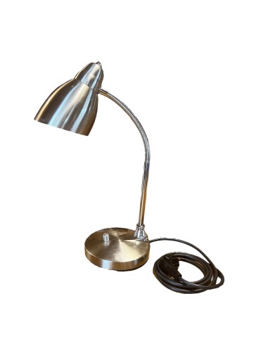 Lampe de bureau blindée en inox brossé SELENA Lampeblindée.fr - 1