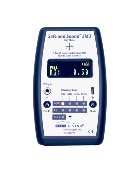 Mesureur basses fréquences et de tension corporelle - Safe and Sound EM3  - 1