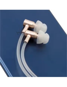 Oreillette anti ondes ibrain à tube à air sthétoscopique Or FC31-E -1 2