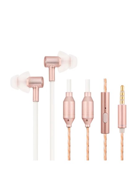 Oreillette anti ondes ibrain à tube à air sthétoscopique Or FC31-E -1