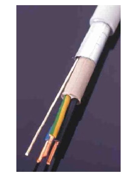 Câble blindé rigide 3G2,5 pour installation électrique biocompatible - 25m DANELL - 2