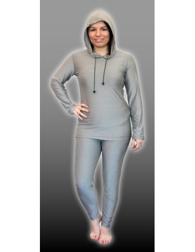 tissu anti ondes Silver-Elastic à très haute atténuation (50 dB) pour fabrication de vêtements anti-ondes tissu anti ondes Silver-Elastic à très haute atténuation (50 dB) pour fabrication de vêtements anti-ondes