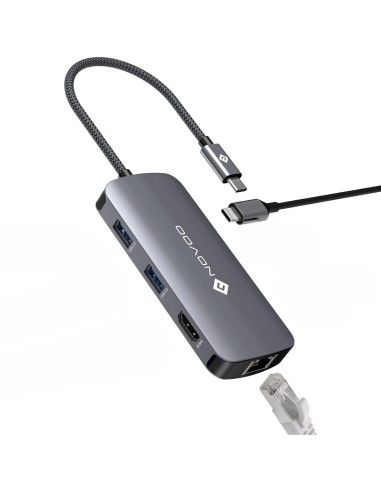 Hub USB-C 8 ports multifonctions RJ45 / ultra-portables & smartphones Geotellurique.fr - 13
