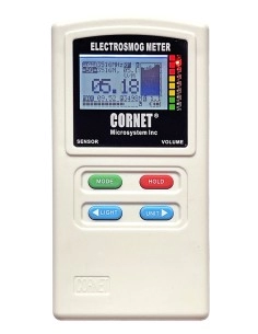 Mesureur de champs électromagnétiques HF, BF, scintillement lumineux CORNET® ED98QPro5G CORNET - 1