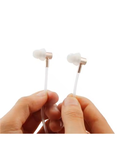 Oreillette anti ondes ibrain à tube à air sthétoscopique Or FC31-E -1